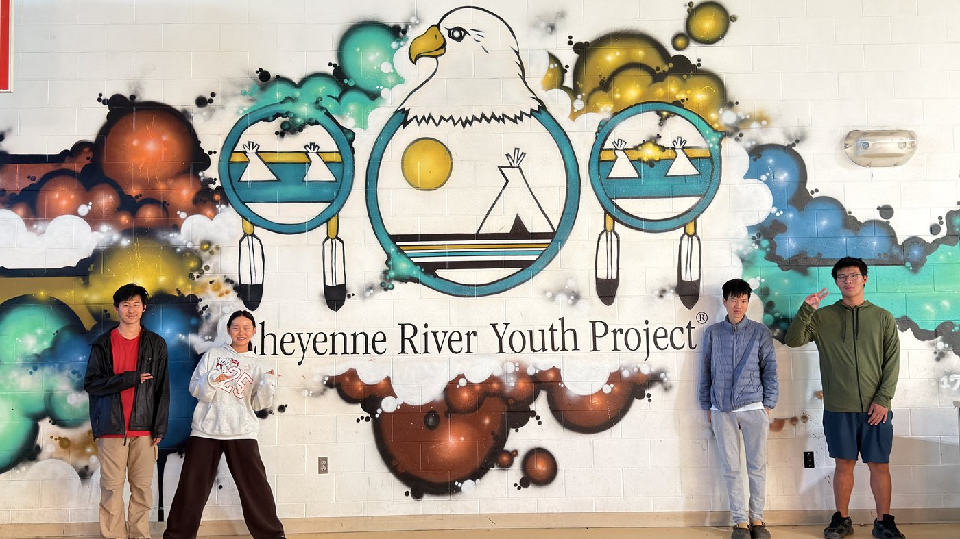 SVstem volunteers at the Cheyenne River Youth Project
