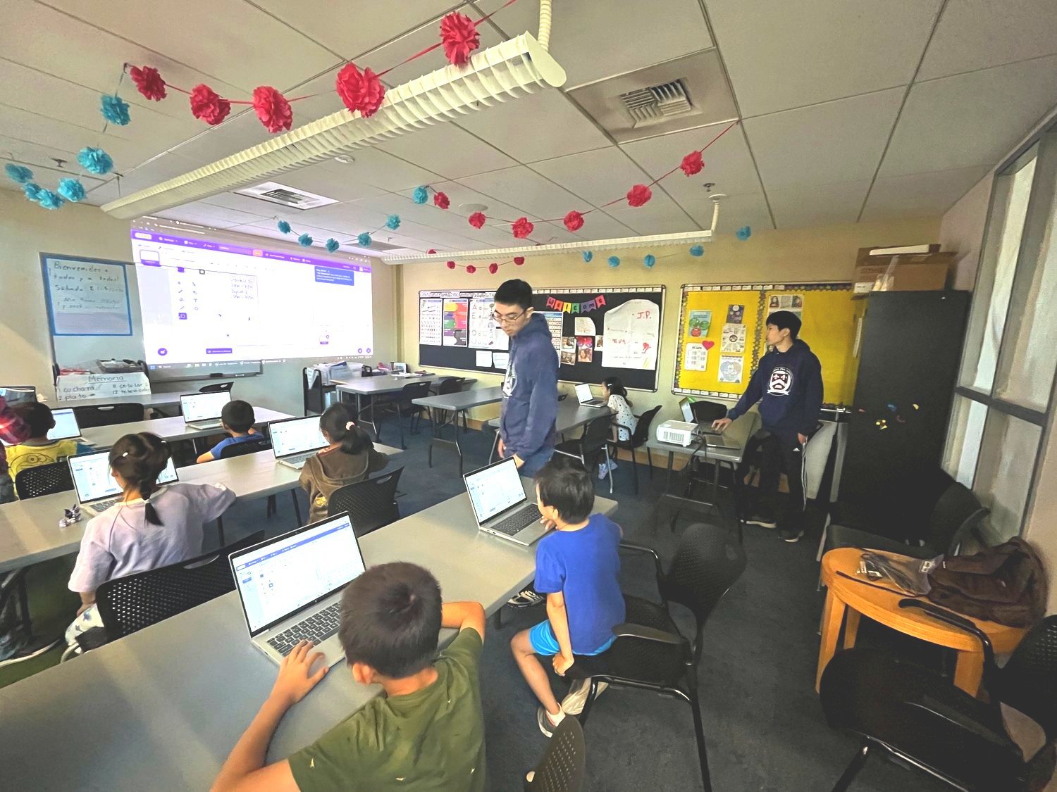 Workshop in progress at Alum Rock library